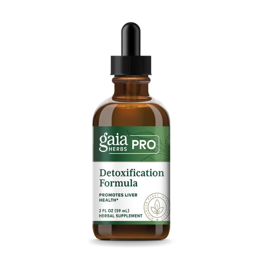 Gaia Herbs PRO Detoxification Formula bottle label