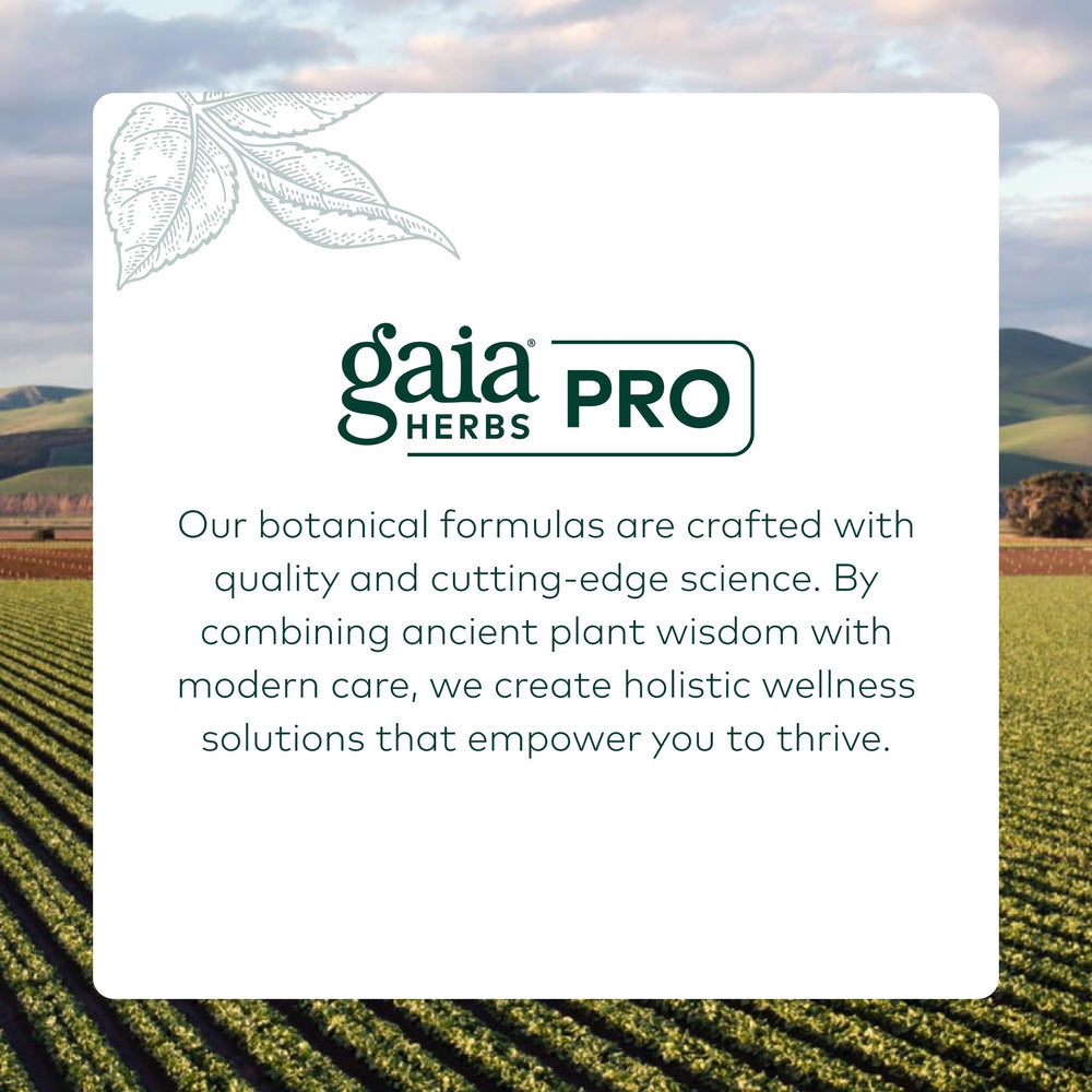 Measuring dropper with Gaia Herbs PRO Detoxification Formula