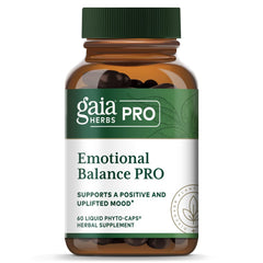 Gaia Herbs PRO Emotional Balance bottle with 60 servings