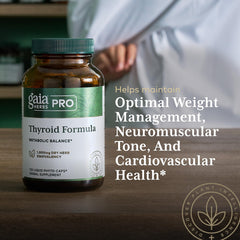 Ashwagandha, brown seaweed, and kelp in Gaia Herbs Pro Thyroid Formula