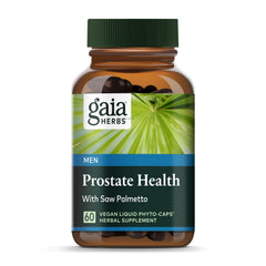 Gaia Herbs Prostate Health bottle and packaging