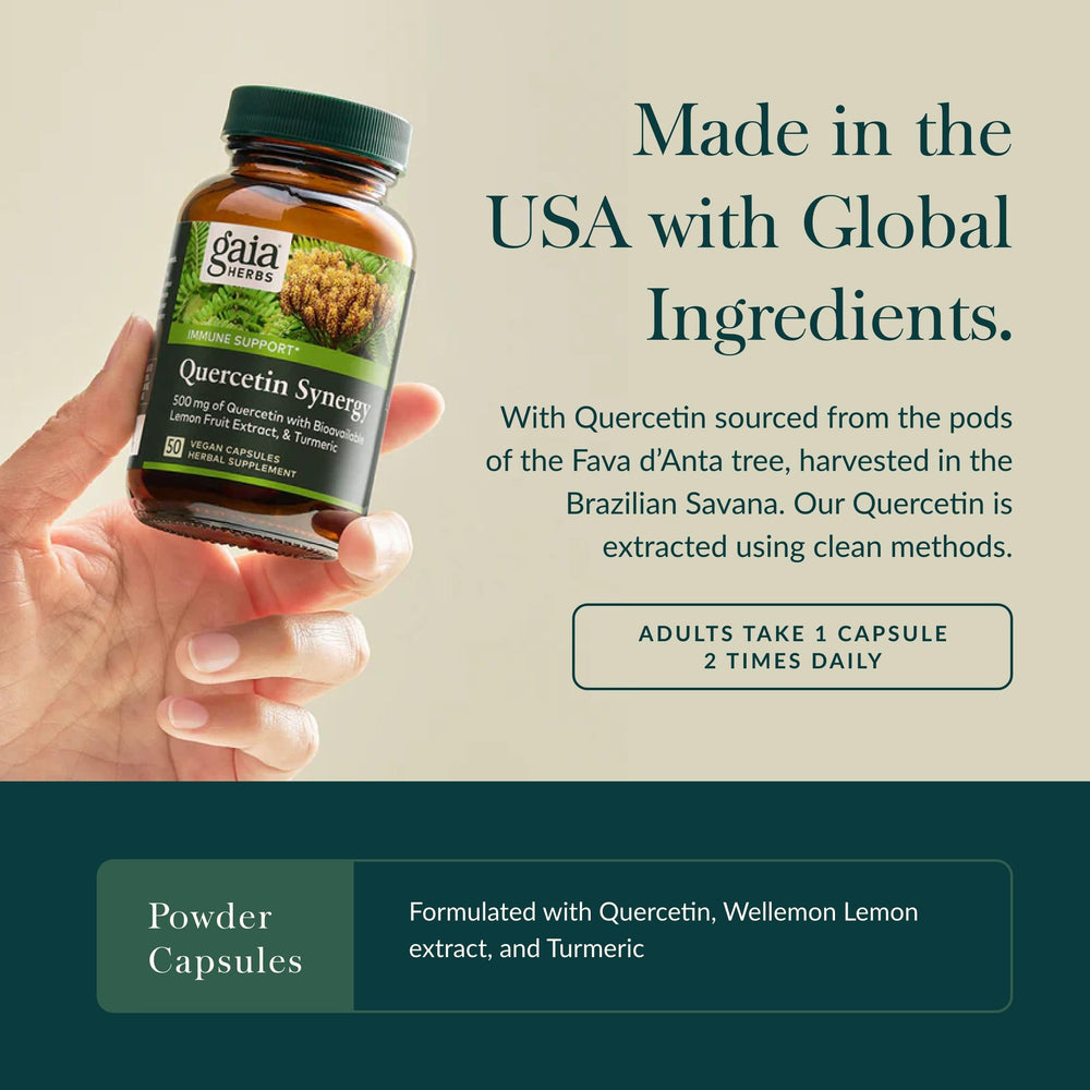 Gaia Quercetin Synergy vegan capsules