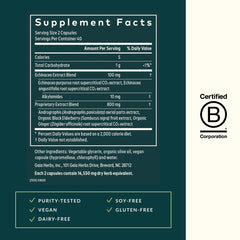 Graphic highlighting 10 mg alkylamides for immune support