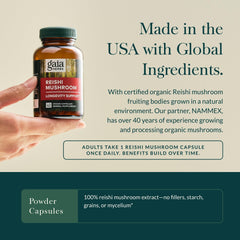 Gaia Reishi Mushroom vegan liquid phyto-capsules