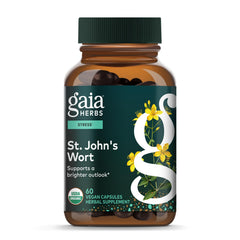 Gaia Herbs St. John's Wort Stress Support bottle front view