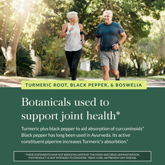 Gaia Herbs Turmeric Supreme Joint Health black pepper visual for blend synergy