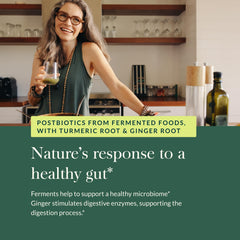 Vegan capsules with Gaia Herbs label