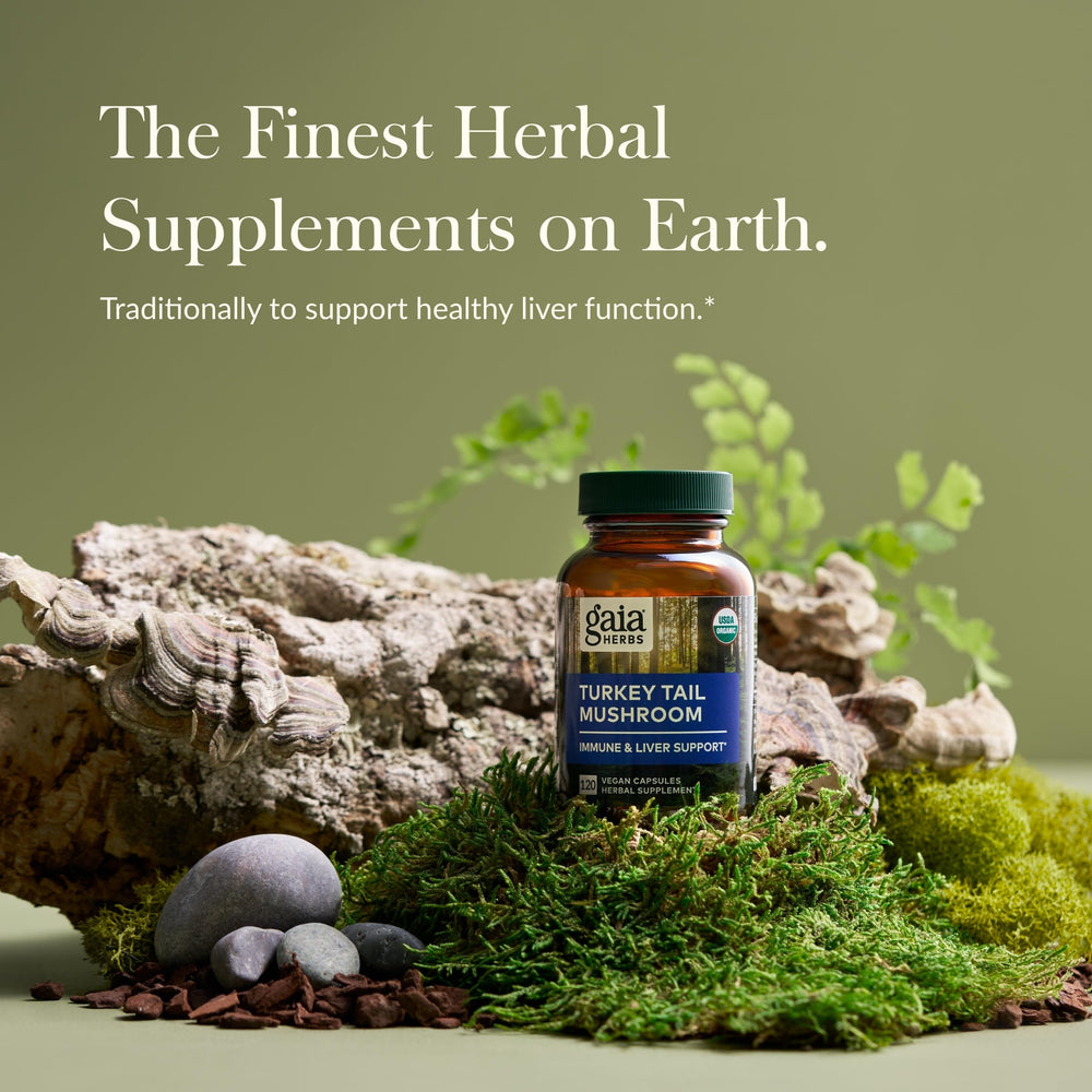 Liver health formula featuring Turkey Tail mushroom extract