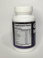 GAINMAX Weight Gain Support bottle back label and ingredients