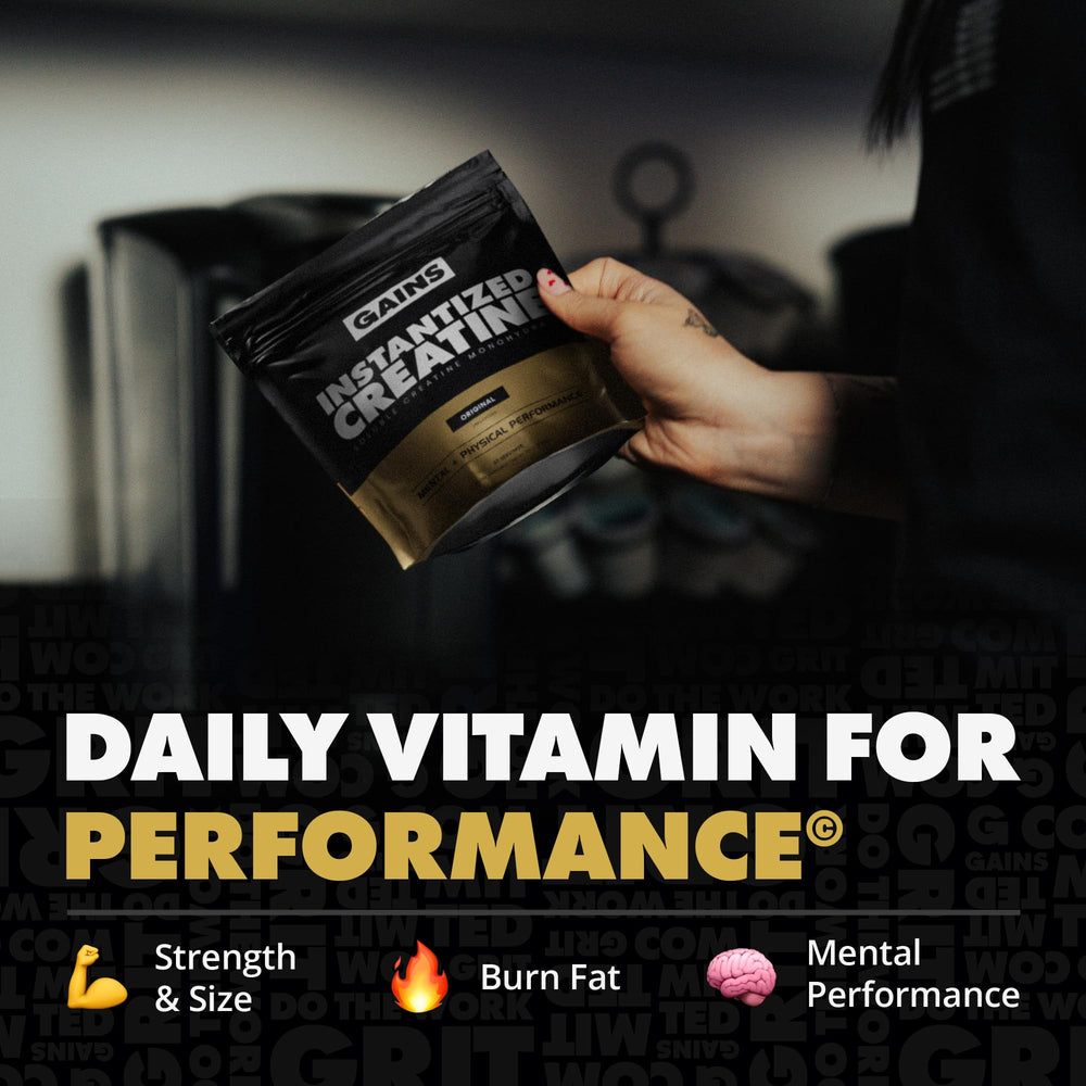 Unflavored creatine monohydrate powder close-up