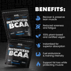 Shaker cup with prepared BCAA drink