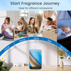 Galaxy Mist packaging with diffuser and accessories