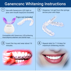 Compatible with most whitening trays and LED light kits