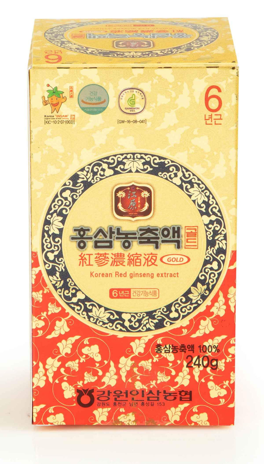 6-year-old red ginseng root