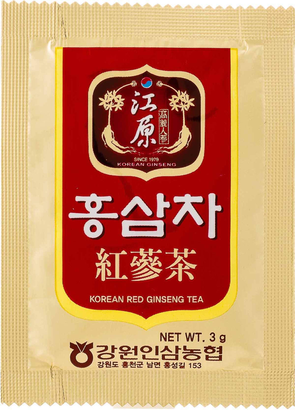 Granular traditional Korean red ginseng tea packaging