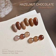 GAOY Milk chocolate shade gel polish for rich color and salon shine