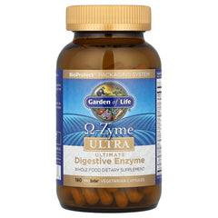 Omega-Zyme ULTRA label highlighting gluten-free and dairy-free formulation