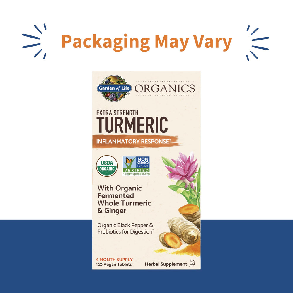 Organic turmeric root and ginger root used in fermentation
