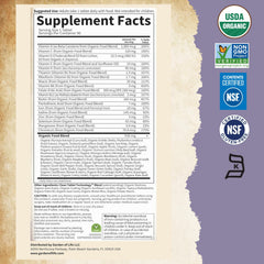 Certifications: USDA Organic, Non-GMO Project Verified, Vegan, Gluten-Free