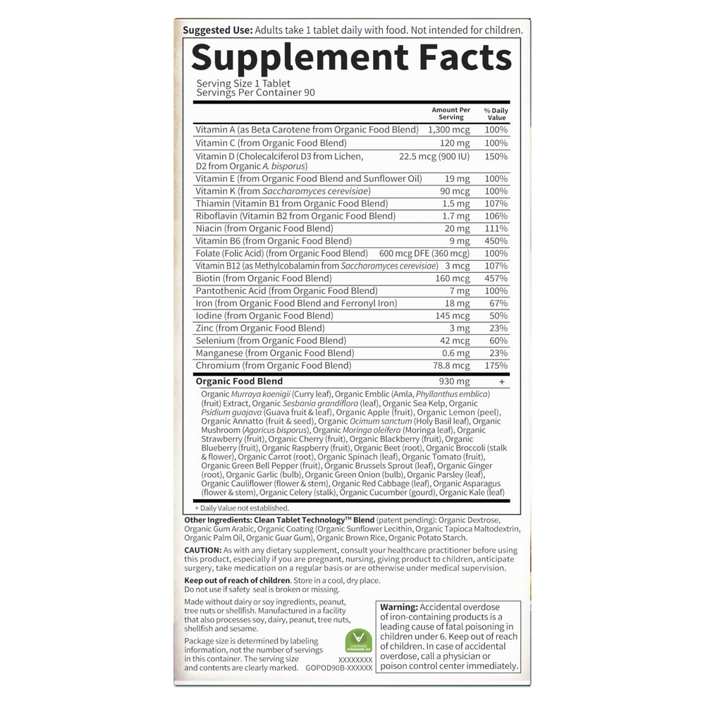Garden of Life Prenatal ready-to-take daily vitamins for moms