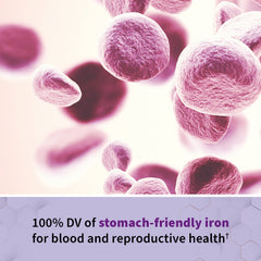 Whole foods-based prenatal vitamin concept with fresh fruits and vegetables
