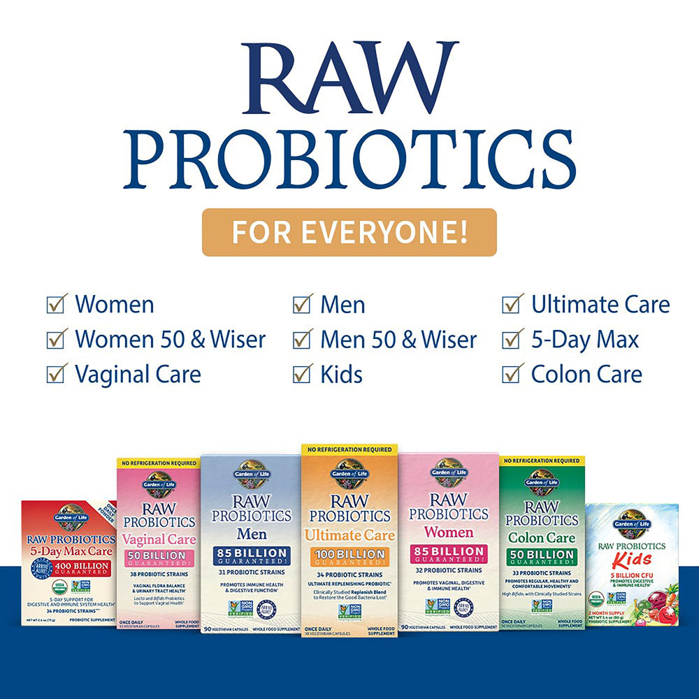 Shelf-stable probiotic packaging not requiring refrigeration