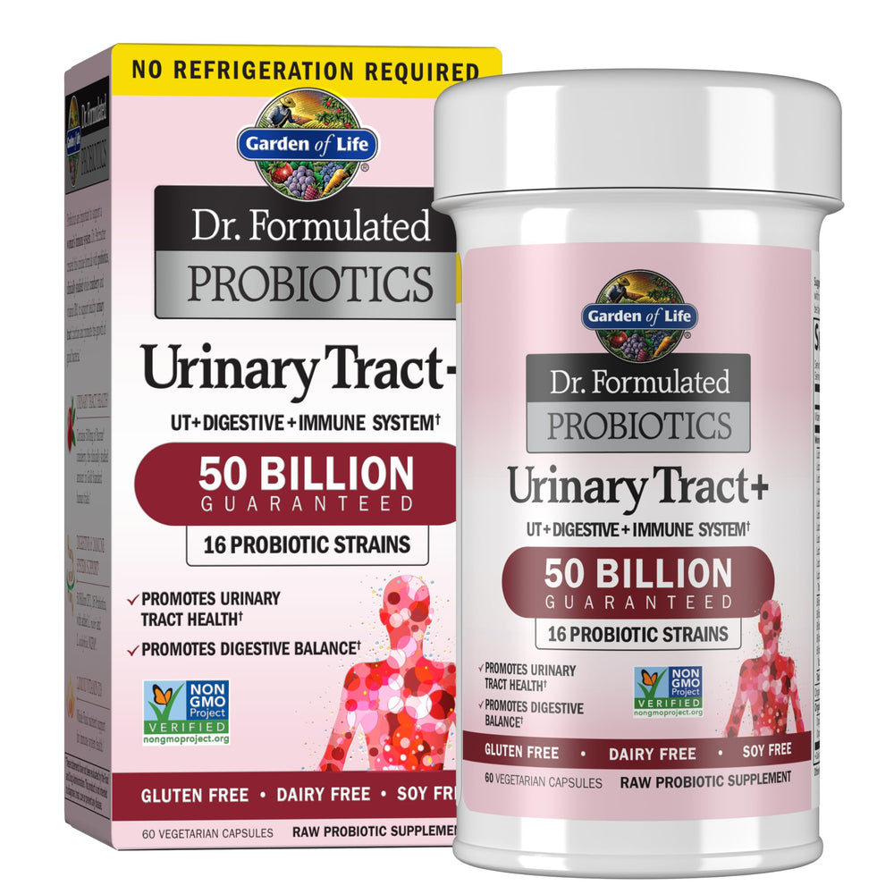 Garden of Life Urinary Tract+ Probiotics bottle front view