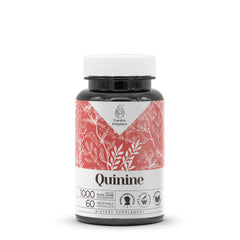 Garden Organics Quinine 60 Capsules bottle on white background
