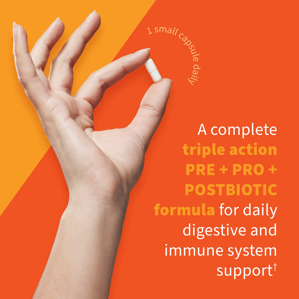 Chart highlighting 16 probiotic strains including L. rhamnosus GG and B. lactis Bl-04
