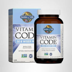 Promotional image of the multivitamin bottle and features