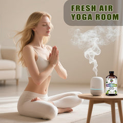 Gardenia essential oil being used in a diffuser