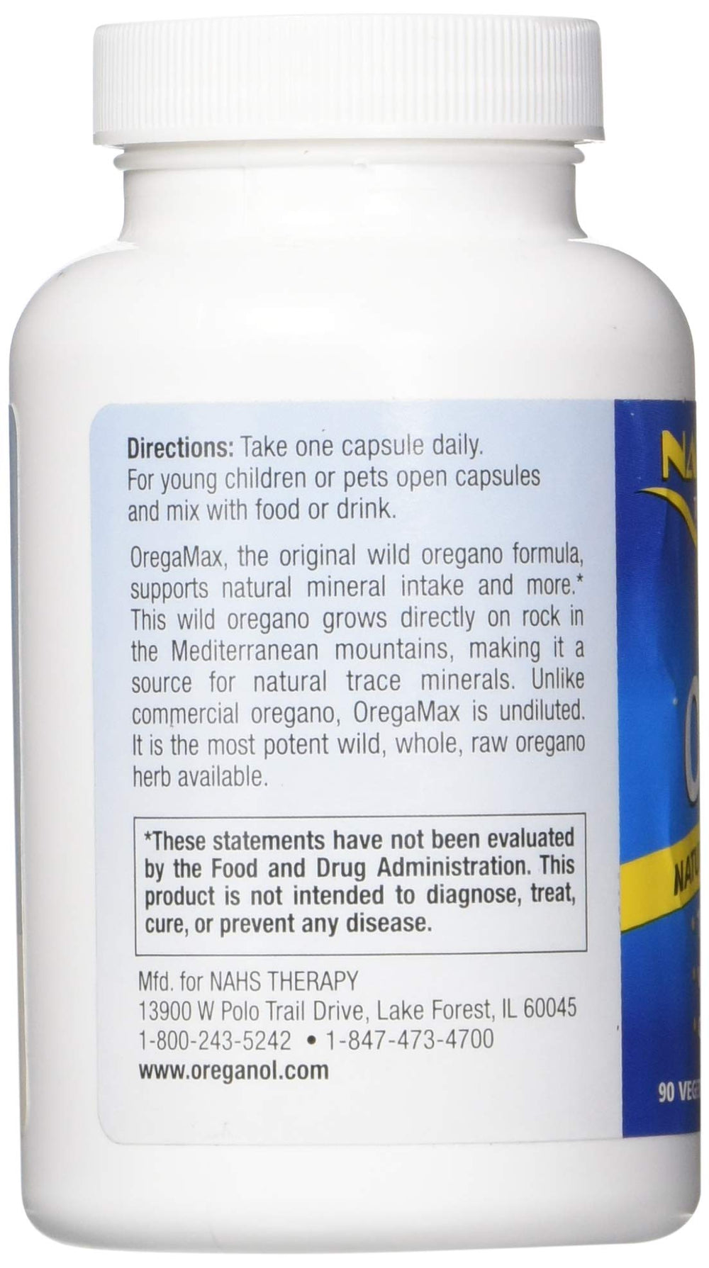 Garlic and onion ingredients in OregaMax formula