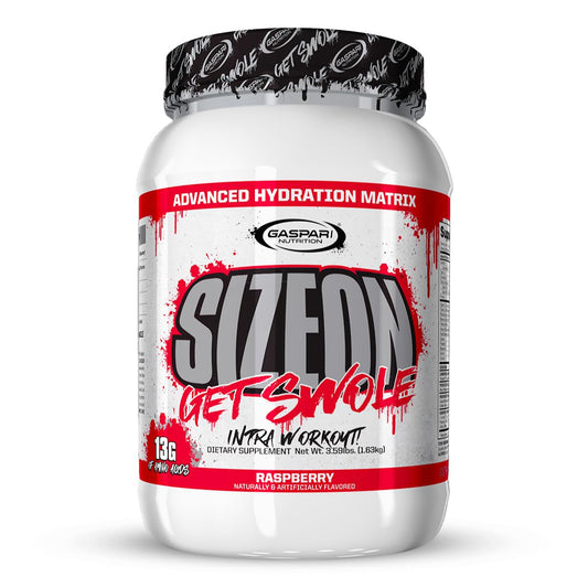 Gaspari SizeOn Raspberry 3.59 lb tub – front view