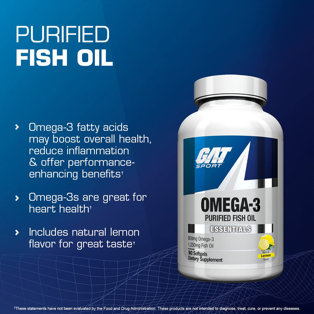 Brain health concept with omega-3 graphics