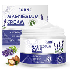 Hero shot of GBN Magnesium Cream with lavender scent