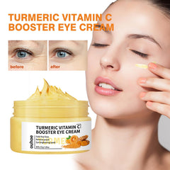 gcdat brightening eye cream post-application reveals refreshed under-eye area.