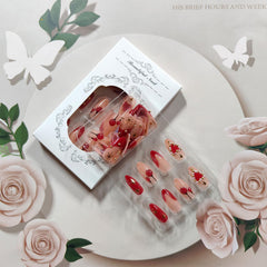 GCSQW 3D handmade nails kit with essential home manicure tools.