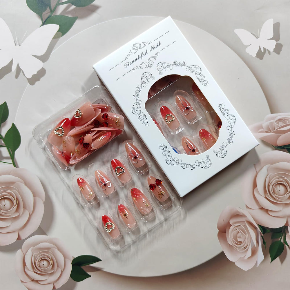 GCSQW valentines press-on kit includes 24 adhesive stickers for quick secure application