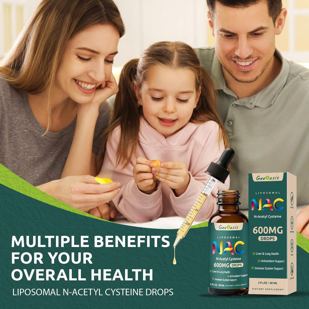 NAC drops ingredients include quercetin and zinc