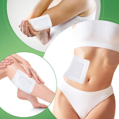 Breathable cotton outer layer of castor oil patch