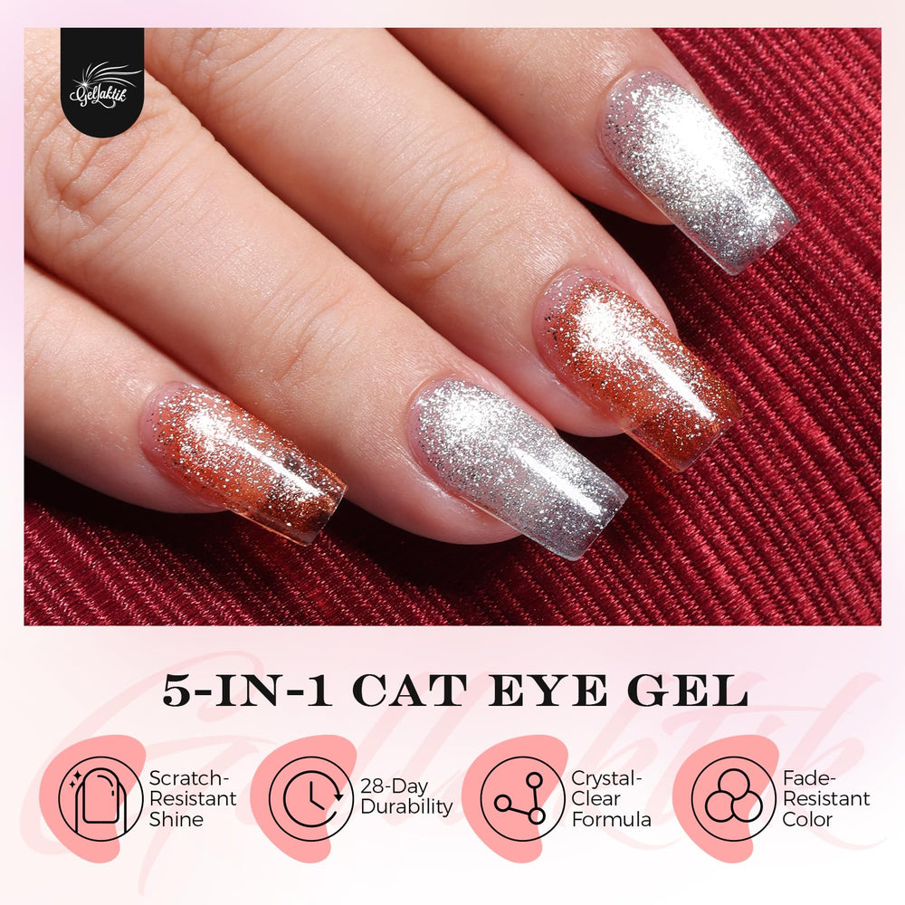 GELLAKTIK complete kit includes magnet for beginner-friendly manicures.