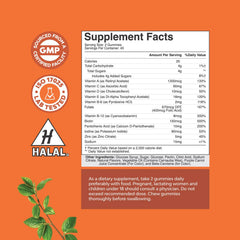 Gelatin-free multivitamin gummies for adults packaging