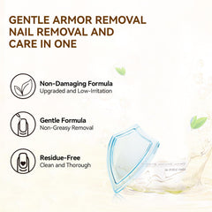At-home manicure setup with Gelike ec remover for DIY nails.