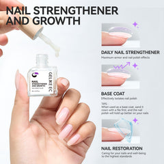 Gelike ec base coat top coat bottle adds lasting shine