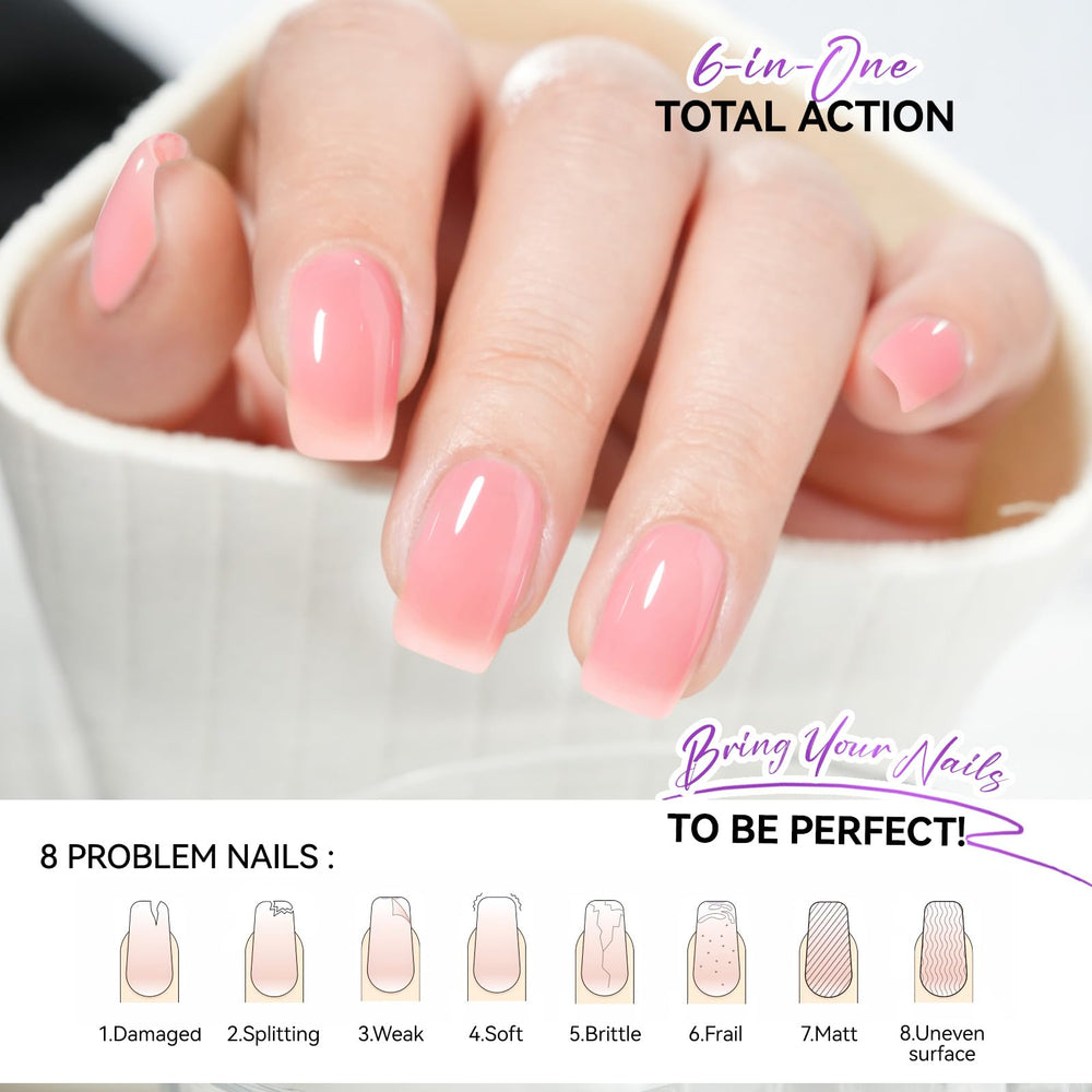 Gelike EC pink bottle 15ml compact for on-the-go manicures