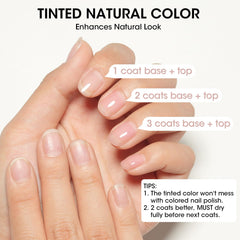 GELLEN 3-in-1 base coat providing ridge filling and strengthening in one step.