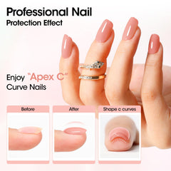 Apex formation with GELLEN builder gel for strong natural curves