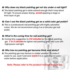 GELLEN painting gel with smooth texture for precise striping and outlines