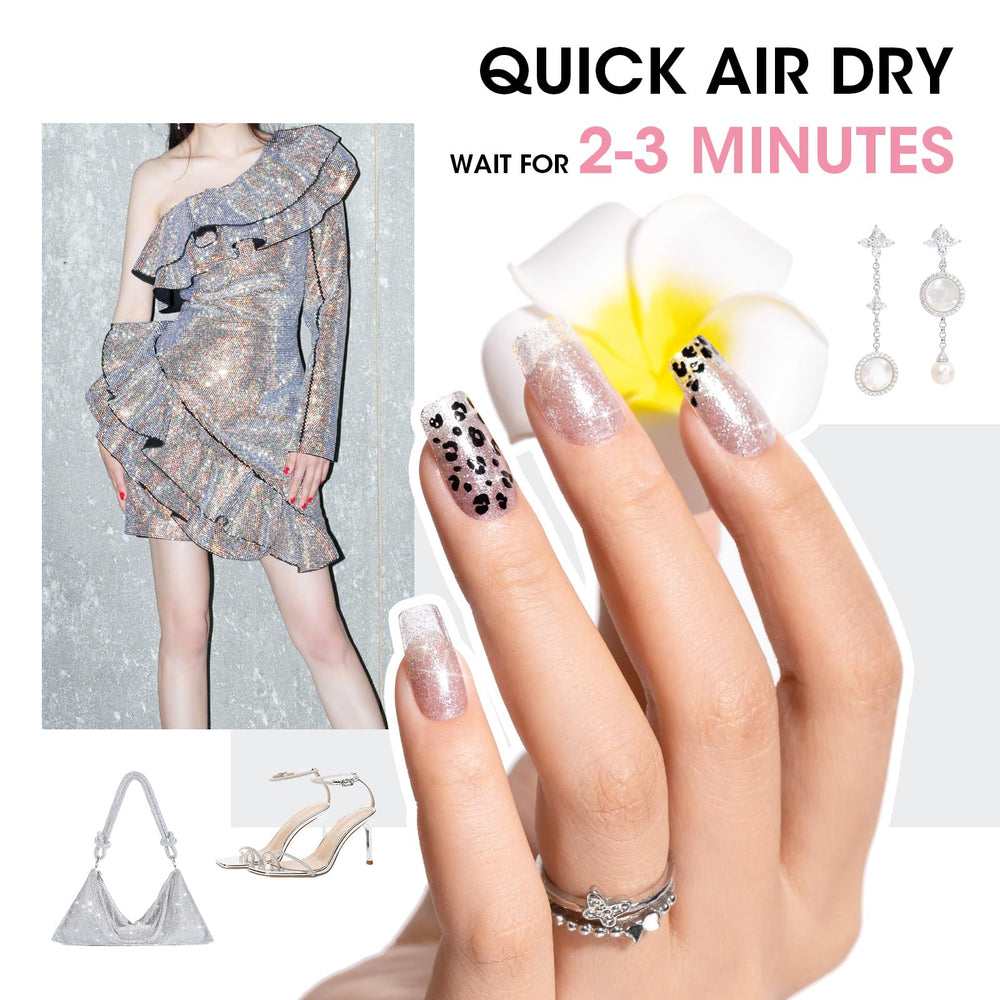 GELLEN color layers dry quickly for faster manicure sessions.