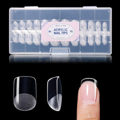 GELLEN extra-short square nails pack for easy at-home manicure.